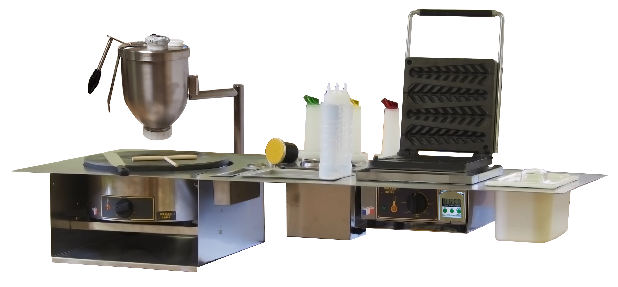 Plan de travail pour crêperie